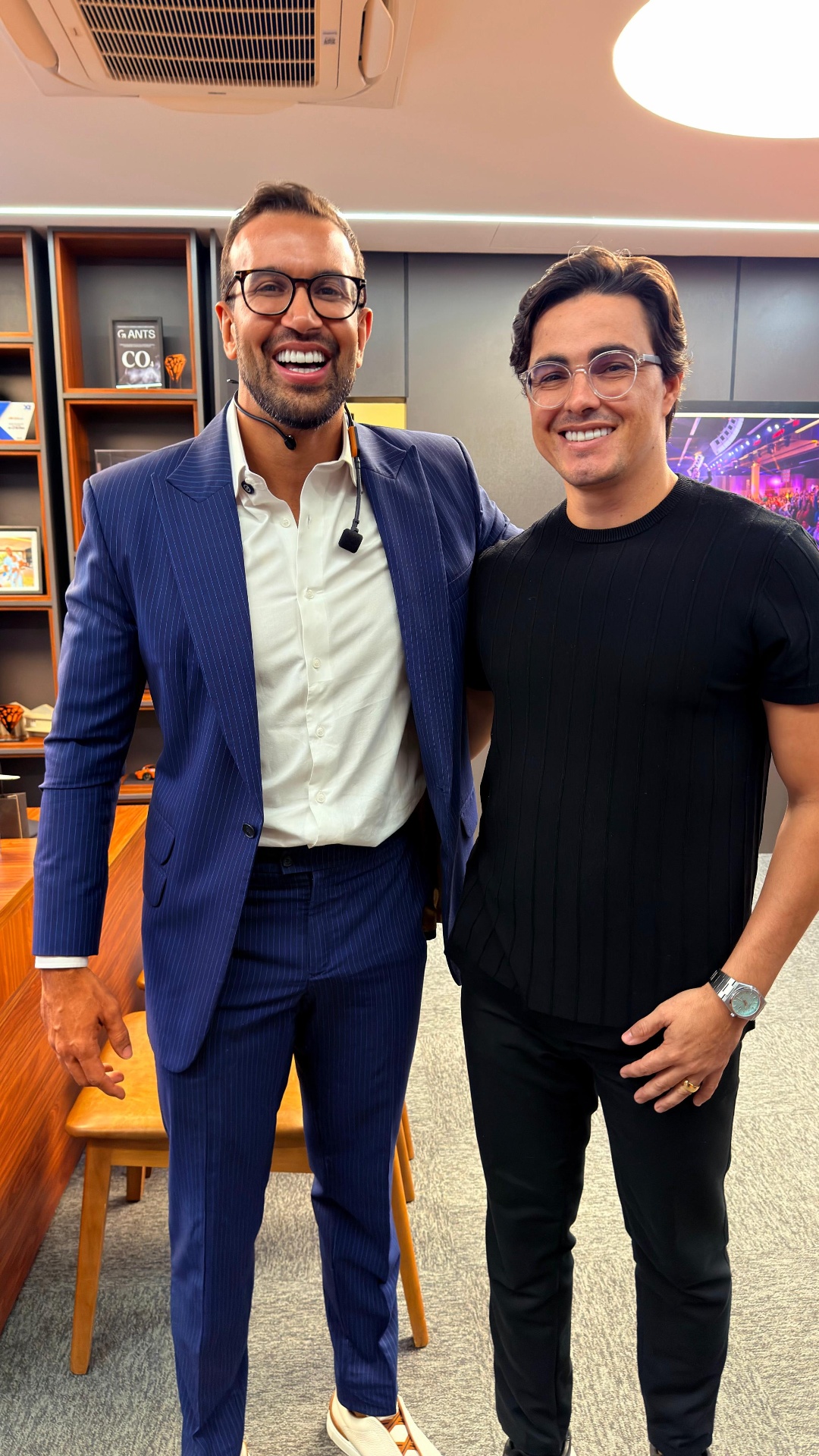 Bruno Henrique com Marcus Marques