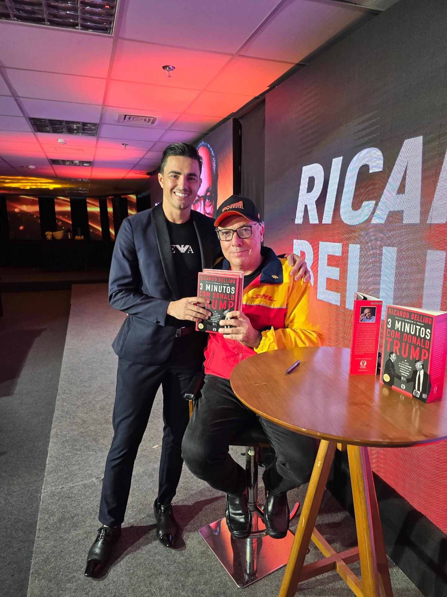 Bruno Henrique com Ricardo Bellino